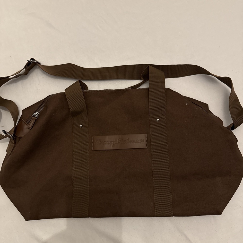 Tommy Bahama Canvas Weekender Duffle Bag Weekender, Brown